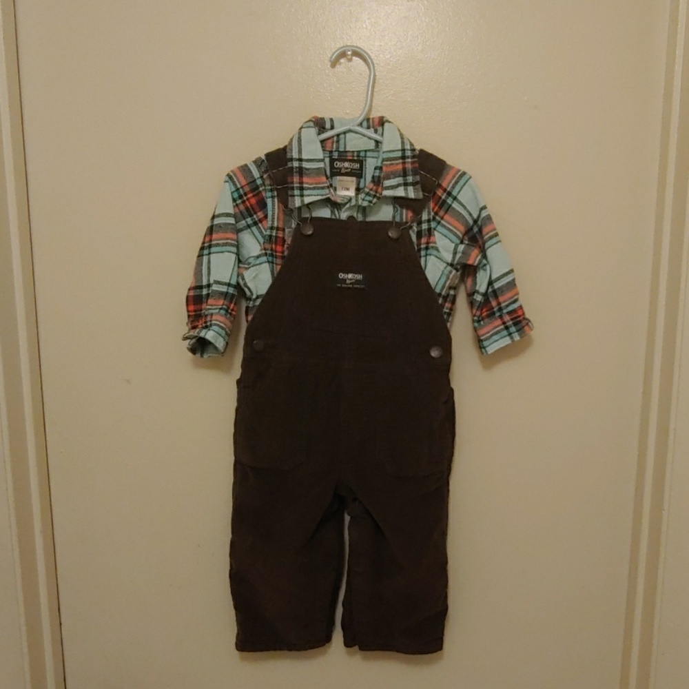 Toddler Boys Jumpsuit and Button down Shirt SOLD!